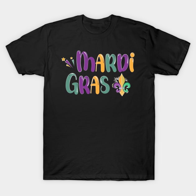 Mardi Gras Dress, Mardi Gras Funny Party T-Shirt by printalpha-art